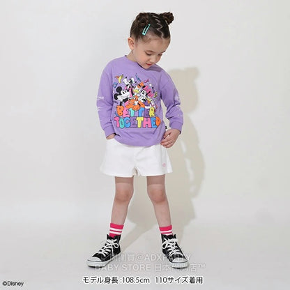 Japanese BDL x Disney parent-child print tops (80-150cm) for boys and girls (Autumn) 