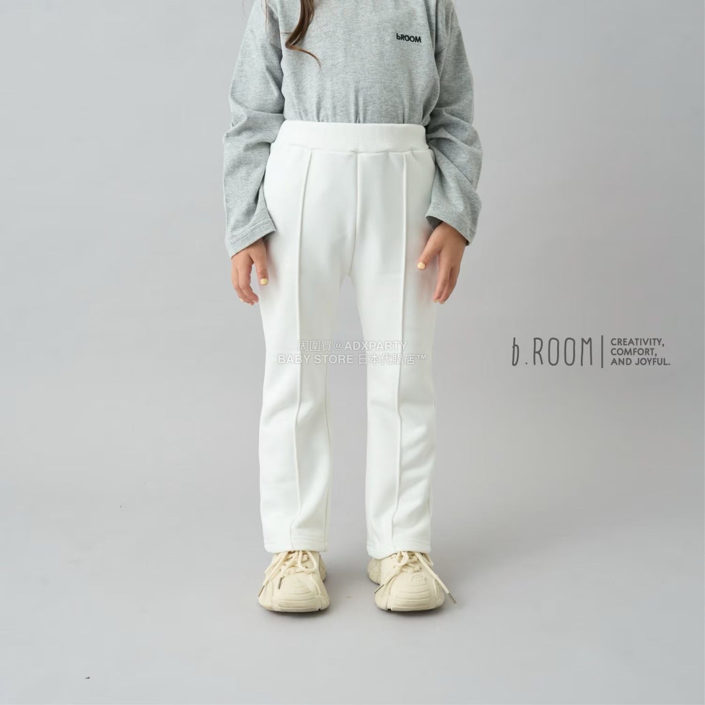 日本童裝 b・R# 吸水速乾 吸濕排汗 喇叭運動褲 100-150cm 男童款/女童款 冬季 PANTS