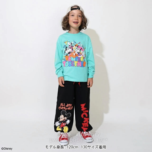 Japanese BDL x Disney parent-child print tops (80-150cm) for boys and girls (Autumn) 