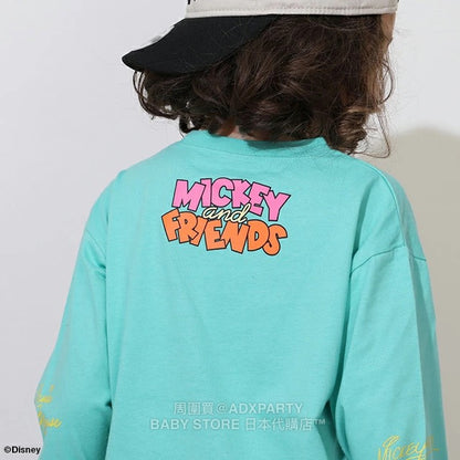 Japanese BDL x Disney parent-child print tops (80-150cm) for boys and girls (Autumn) 