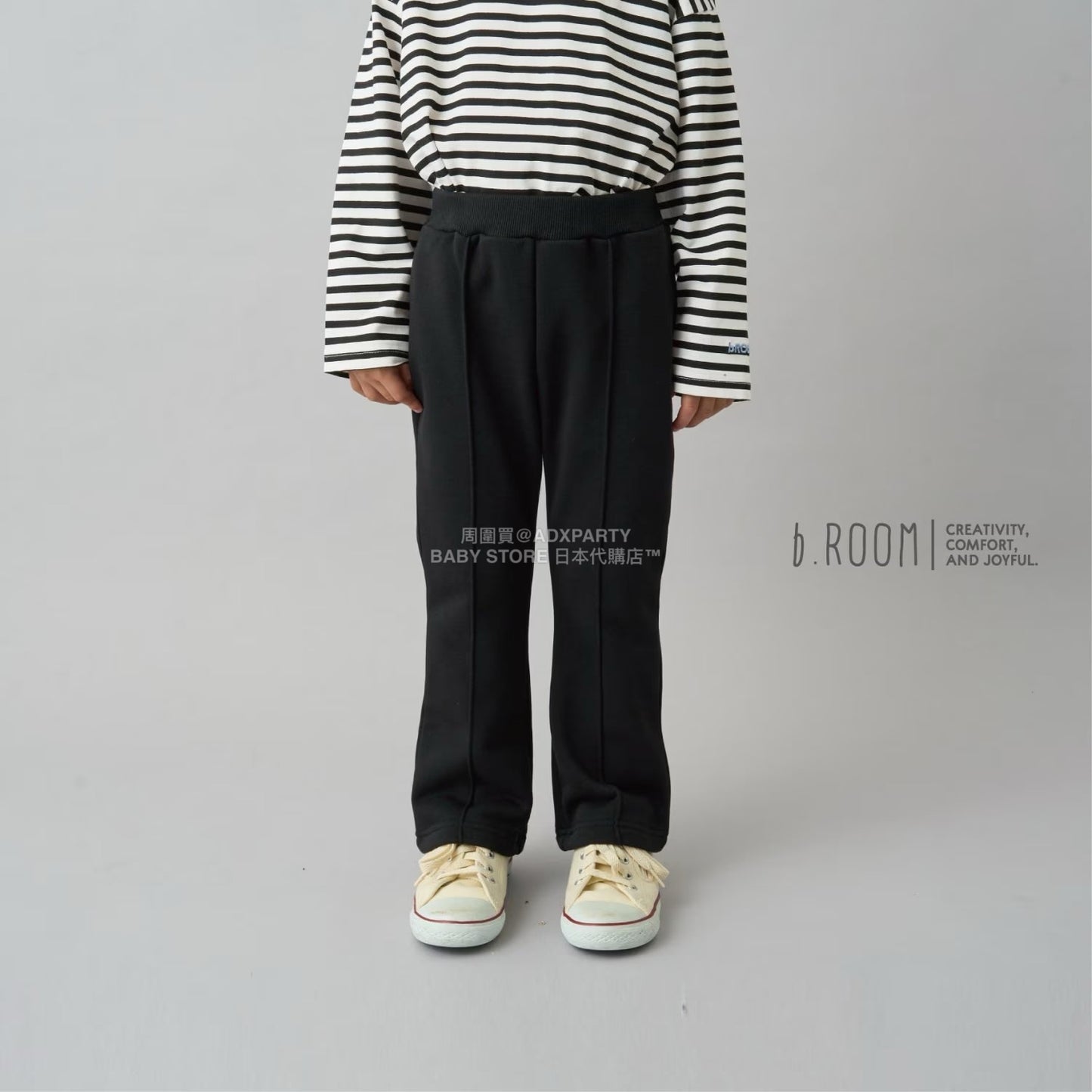 日本童裝 b・R# 吸水速乾 吸濕排汗 喇叭運動褲 100-150cm 男童款/女童款 冬季 PANTS