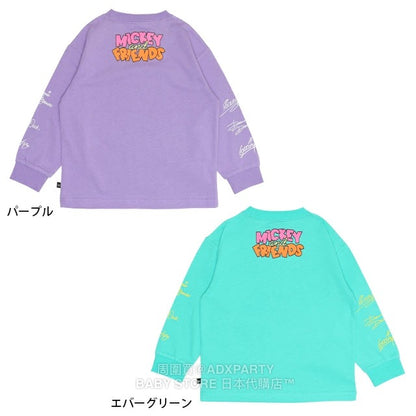 Japanese BDL x Disney parent-child print tops (80-150cm) for boys and girls (Autumn) 