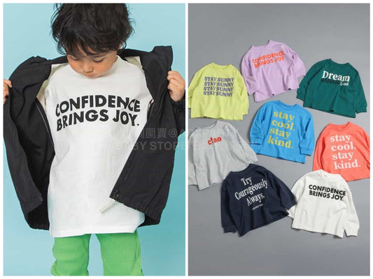 日本童裝 BREEZE 印花上衣 90-160cm 男童款/女童款 春季 TOPS