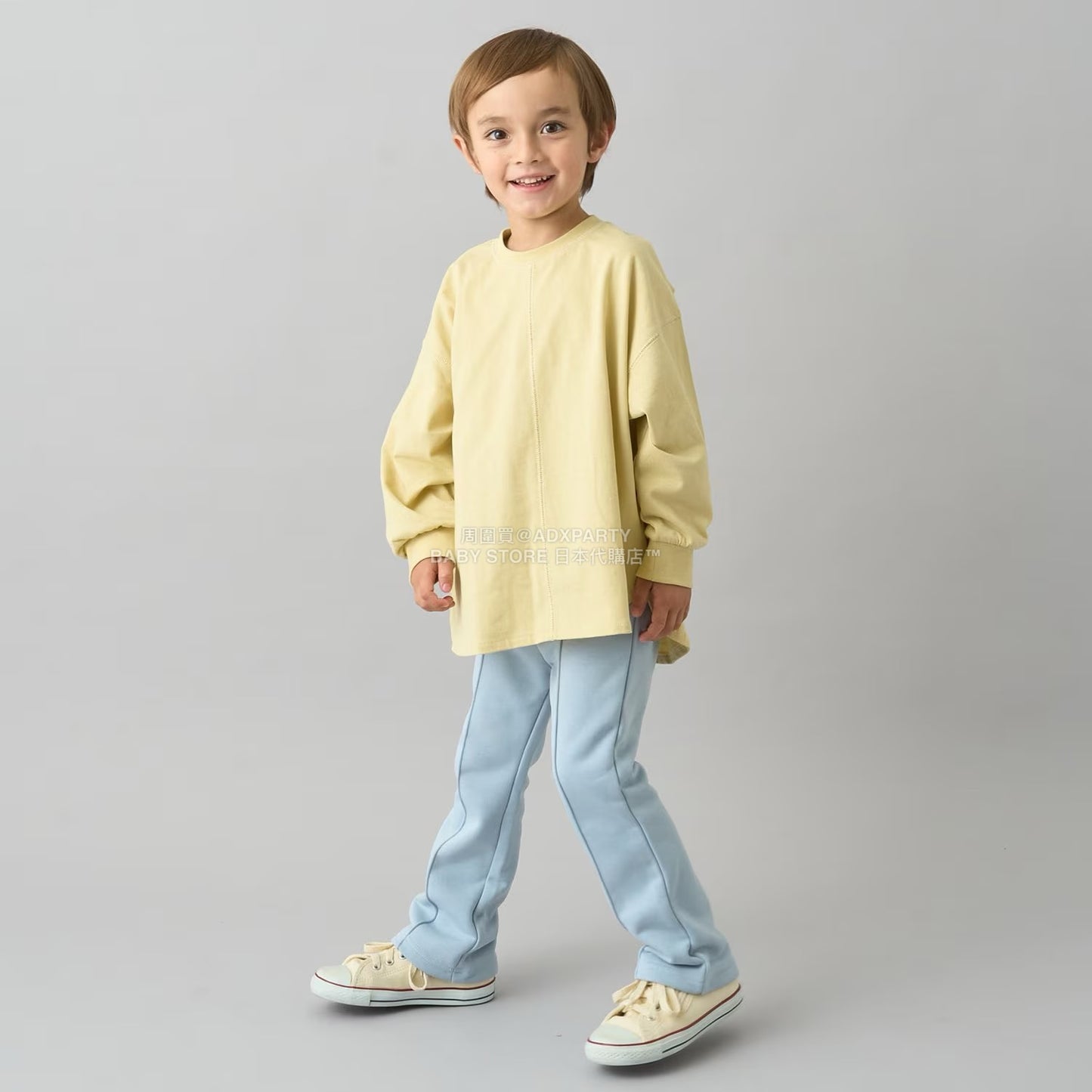 日本童裝 b・R# 吸水速乾 吸濕排汗 喇叭運動褲 100-150cm 男童款/女童款 冬季 PANTS