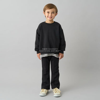 日本童裝 b・R# 吸水速乾 吸濕排汗 喇叭運動褲 100-150cm 男童款/女童款 冬季 PANTS