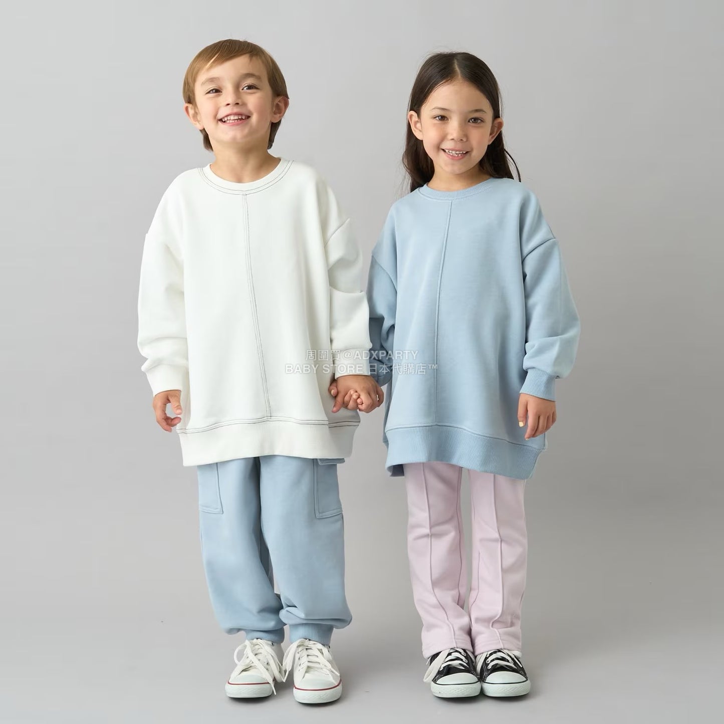 日本童裝 b・R# 吸水速乾 吸濕排汗 喇叭運動褲 100-150cm 男童款/女童款 冬季 PANTS