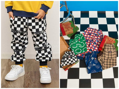 日本童裝 BREEZE 印花休閒長褲 80-140cm 男童款 冬季 PANTS