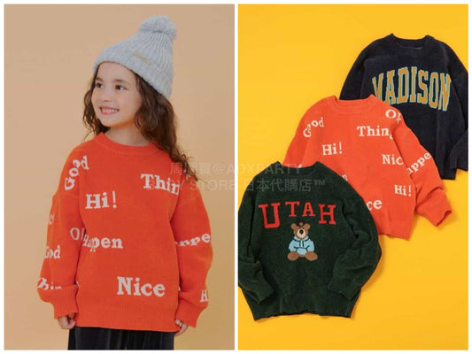 日本童裝 BREEZE 針織毛衣 80-140cm 男童款/女童款 冬季 TOPS