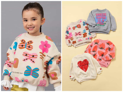 日本童裝 BREEZE 抓毛衛衣 80-140cm 女童款 冬季 TOPS