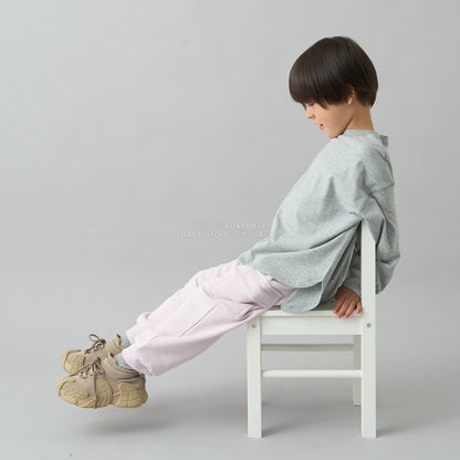 日本童裝 b・R# 吸水速乾 吸濕排汗 寬鬆工裝運動褲 100-150cm 男童款/女童款 冬季 PANTS