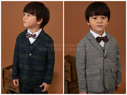 日本童裝 BREEZE 西裝外套 90-130cm 男童款 冬季 OUTERWEAR 面試/宴會/表演
