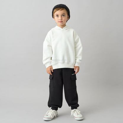 日本童裝 b・R# 吸水速乾 吸濕排汗 寬鬆工裝運動褲 100-150cm 男童款/女童款 冬季 PANTS