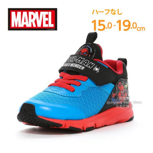 日本直送 moonstar x MARVEL Spider-Man 抗菌防臭 健康機能兒童鞋 15-19cm 男童款 鞋系列