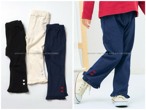 日本童裝 alc#652 花邊休閒長褲 80-130cm 女童款 秋季 PANTS