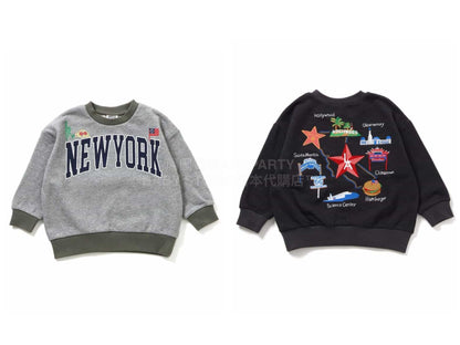 日本童裝 BREEZE 刺繡衛衣 90-140cm 男童款 冬季 TOPS