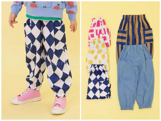 日本童裝 BREEZE 休閒寬鬆長褲 90-140cm 男童款/女童款 冬季 PANTS