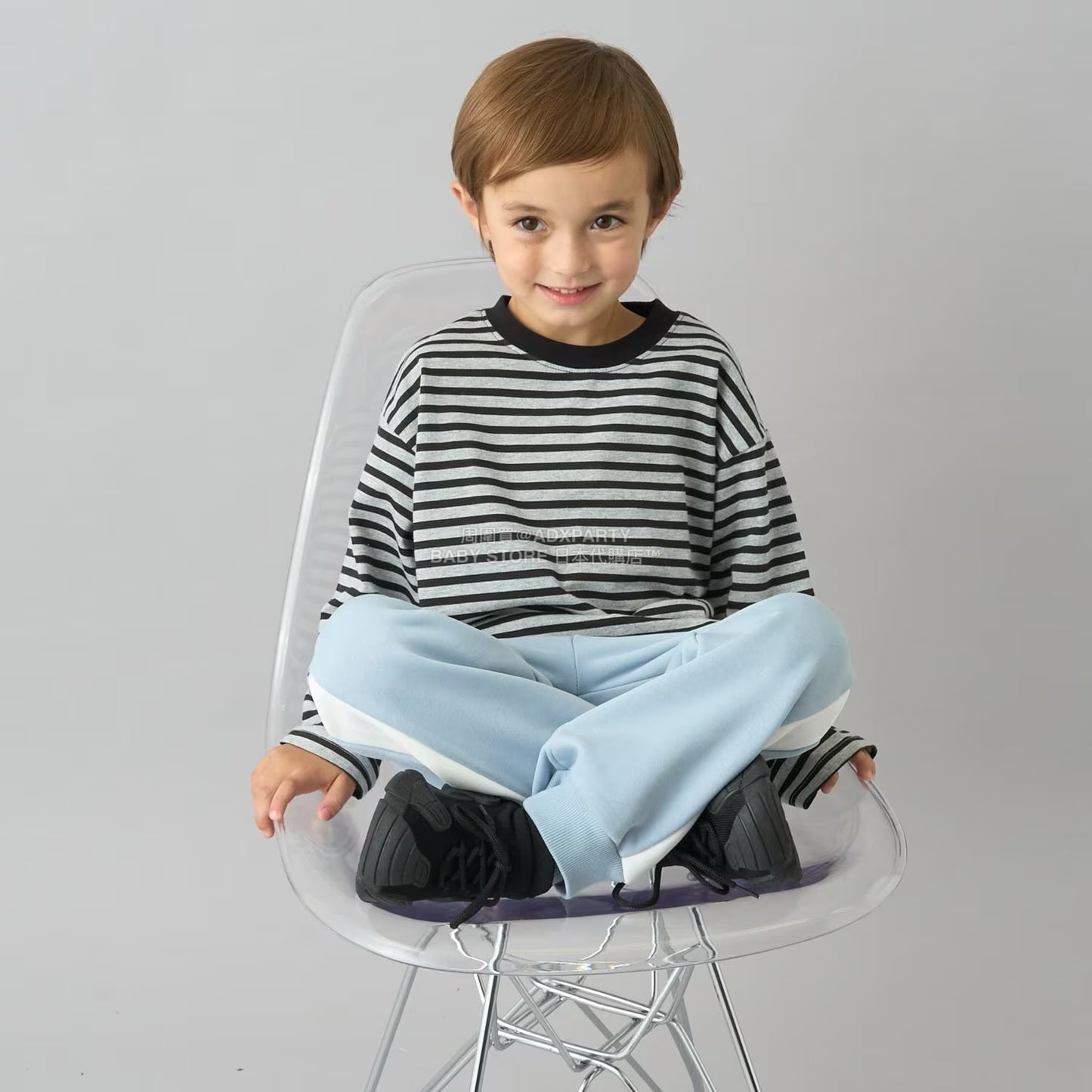 日本童裝 b・R# 吸水速乾 吸濕排汗 寬鬆側邊運動褲100-150cm 男童款/女童款 冬季 PANTS