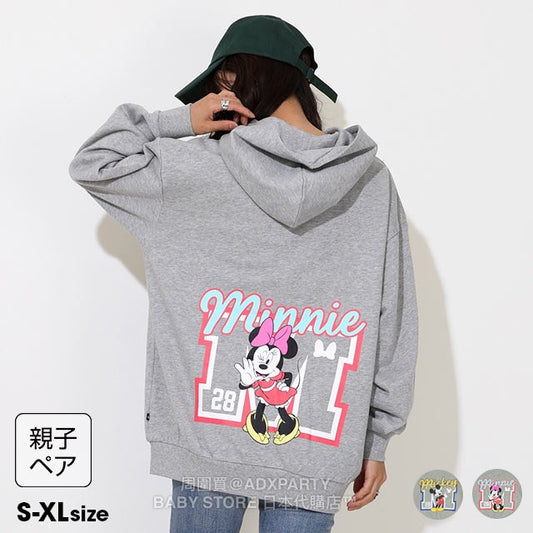 Japanese BDL x Disney Parent-Child Printed Sweatshirt Jacket (S-XL) Adult Fall Outerwear 