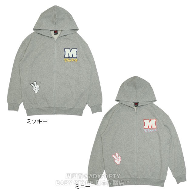 Japanese BDL x Disney Parent-Child Printed Sweatshirt Jacket (S-XL) Adult Fall Outerwear 