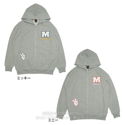 Japanese BDL x Disney Parent-Child Printed Sweatshirt Jacket (S-XL) Adult Fall Outerwear 