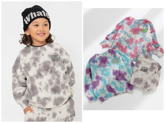 日本童裝 BREEZE 扎染衛衣 90-140cm 男童款/女童款 冬季 TOPS