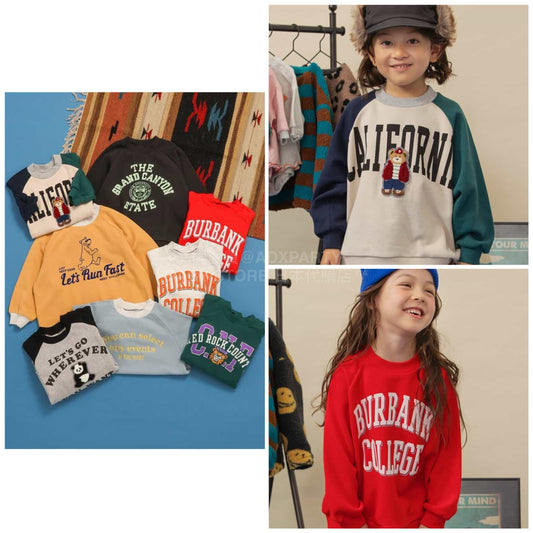 日本童裝 BREEZE 學院風衛衣 80-150cm 男童款/女童款 冬季 TOPS