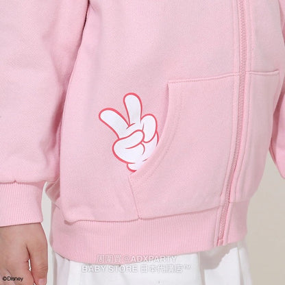 Japanese BDL x Disney Parent-Child Printed Sweatshirt Jacket 80-150cm Boys/Girls Fall Outerwear 