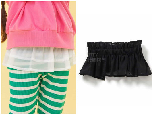 日本童裝 BREEZE 層疊短裙邊 90-140cm 女童款 冬季 DRESSES