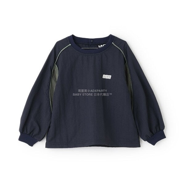 日本童裝 b・R# 拼色袖上衣 110-150cm 男童款 冬季 TOPS