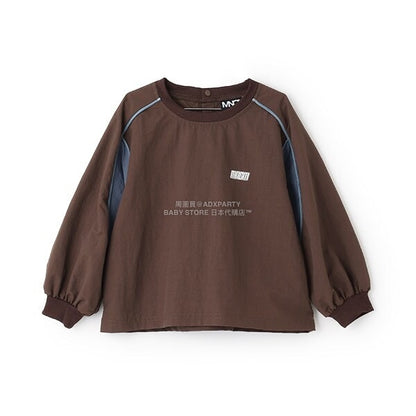 日本童裝 b・R# 拼色袖上衣 110-150cm 男童款 冬季 TOPS