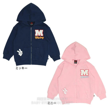 Japanese BDL x Disney Parent-Child Printed Sweatshirt Jacket 80-150cm Boys/Girls Fall Outerwear 