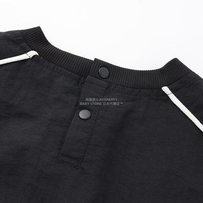 日本童裝 b・R# 拼色袖上衣 110-150cm 男童款 冬季 TOPS