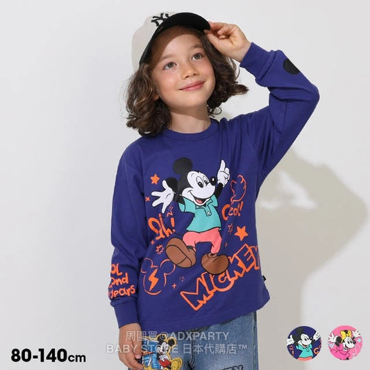 Japanese BDL x Disney Print Tops (80-140cm) for Boys and Girls (Autumn) 