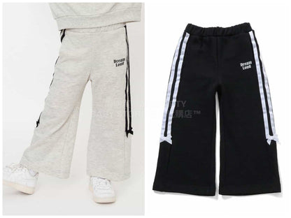 日本童裝 BREEZE 緞帶喇叭褲 90-140cm 女童款 冬季 PANTS