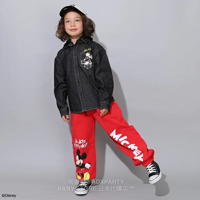 Japanese BDL x Disney Printed Sweatpants 80-140cm Boys' Autumn PANTS 