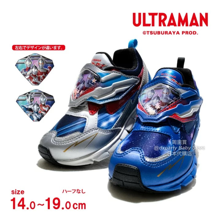 日本直送 moonstar ULTRAMAN 耐摩鞋底 抗菌防臭 健康機能兒童鞋 14-19cm 男童款 鞋系列