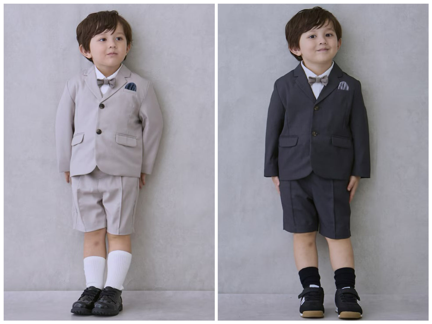 日本童裝 pe#main 西裝兩件套裝 90-130cm 男童款 冬季 OUTERWEAR 面試/宴會/表演