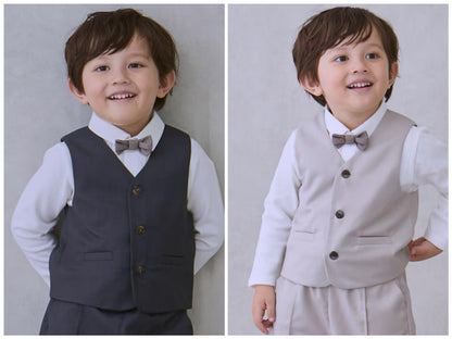 日本童裝 pe#main 西裝背心 90-130cm 男童款 冬季 TOPS 面試/宴會/表演