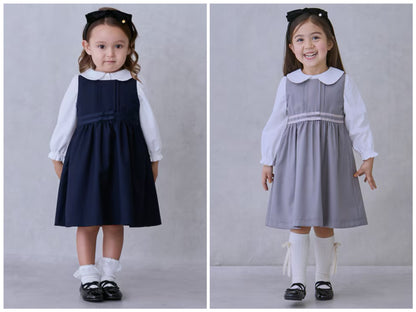 日本童裝 pe#main 蝴蝶結背心裙 90-130cm 女童款 冬季 DRESSES 面試/宴會/表演