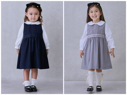 日本童裝 pe#main 蝴蝶結背心裙 90-130cm 女童款 冬季 DRESSES 面試/宴會/表演