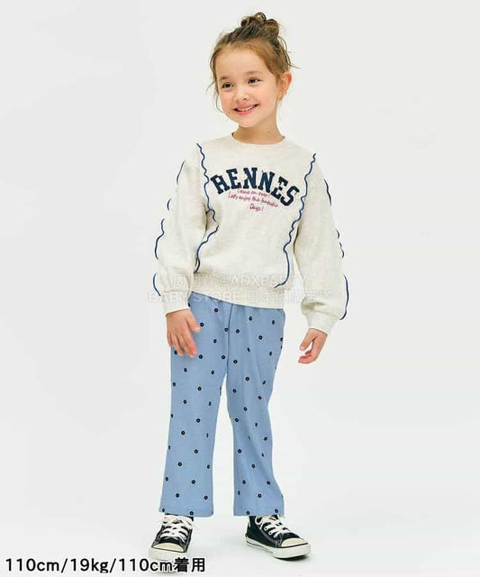 日本童裝 apres les cours 休閒長褲 80-140cm 女童款 夏季 PANTS