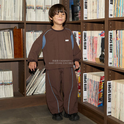 日本童裝 b・R# 運動長褲 110-150cm 男童款 冬季 TOPS