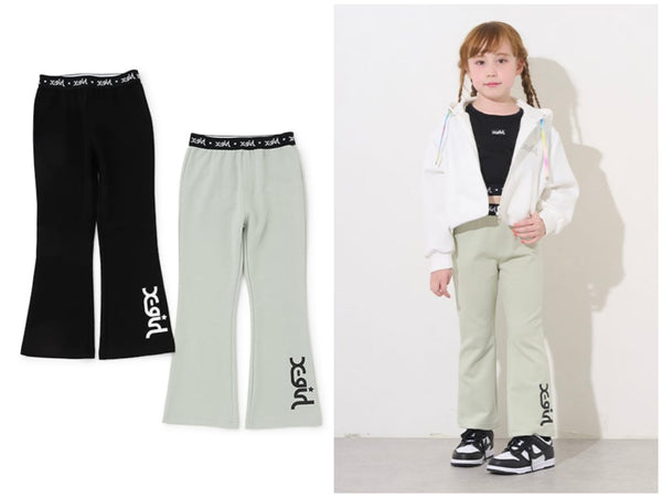 日本童裝 X-girl Stages 喇叭褲 80-140cm 女童款 春季 PANTS