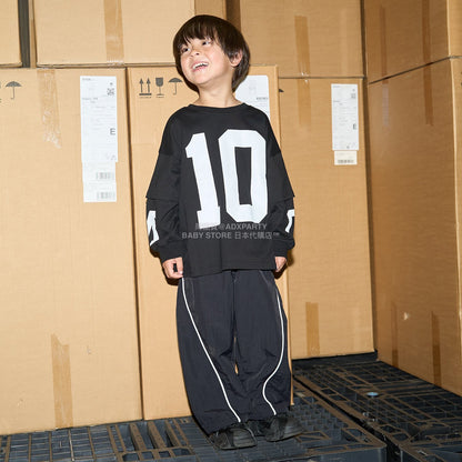 日本童裝 b・R# 運動長褲 110-150cm 男童款 冬季 TOPS