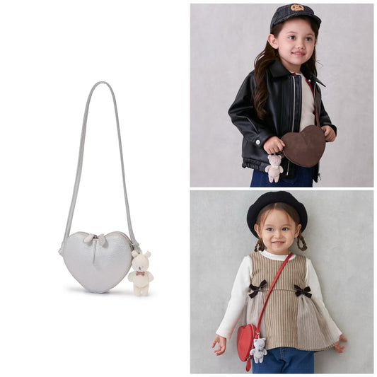 日本直送 pe#main 心心斜孭袋 包系列 其他品牌 聖誕紅/新年紅