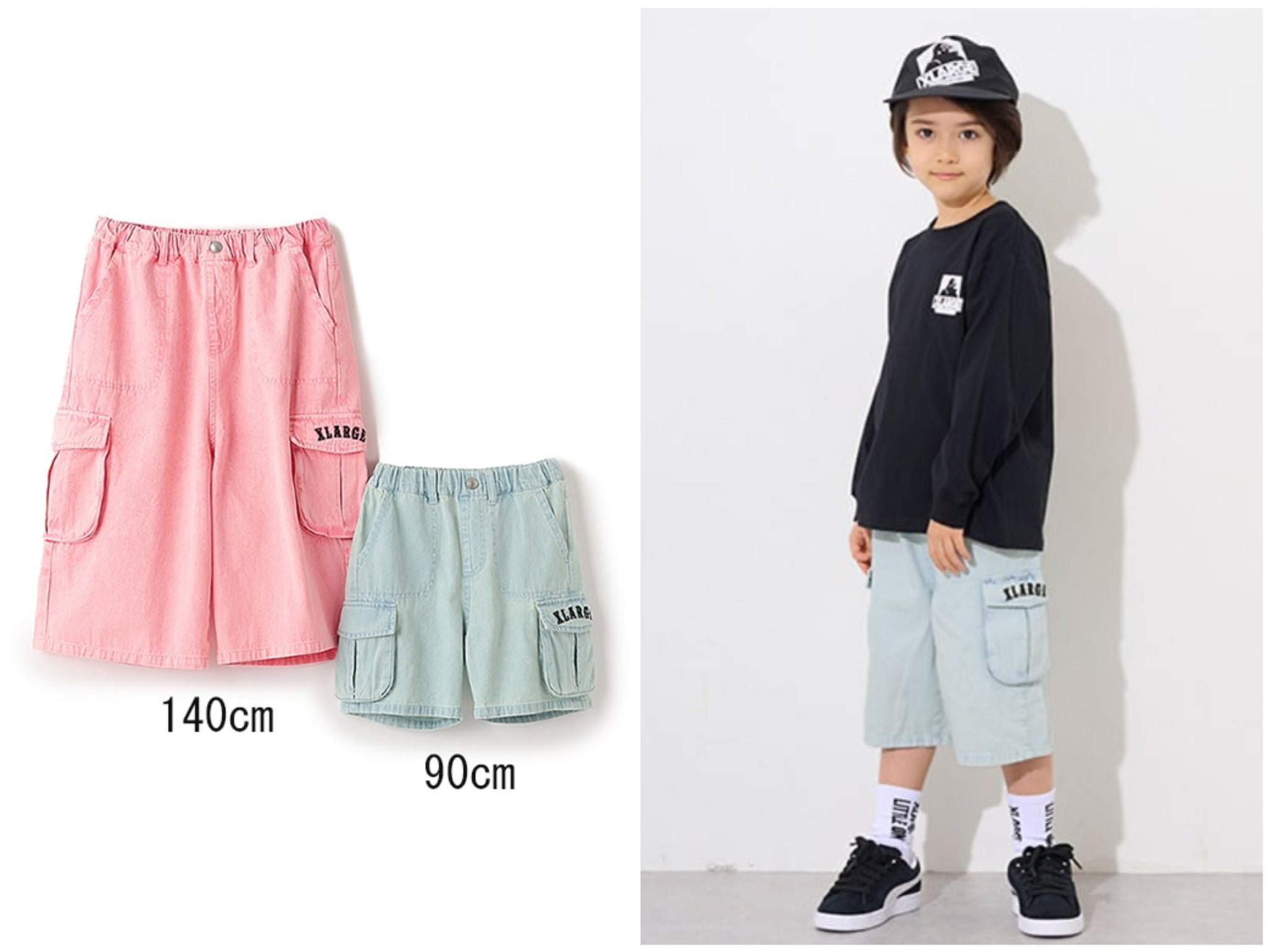 日本童裝 XLARGE KIDS 休閒短褲 90-140cm 男童款 春季 PANTS