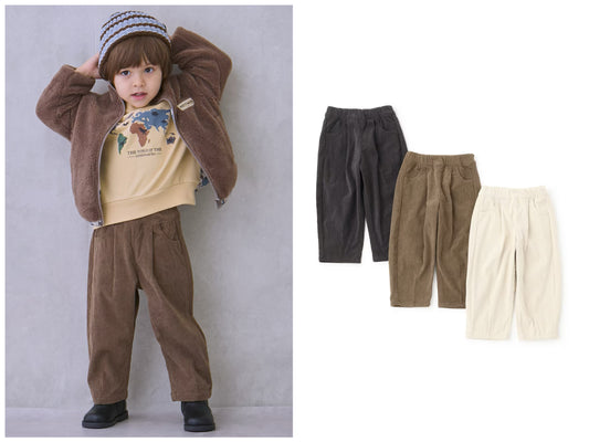 日本童裝 pe#main 燈花絨長褲 80-130cm 男童款 冬季 PANTS