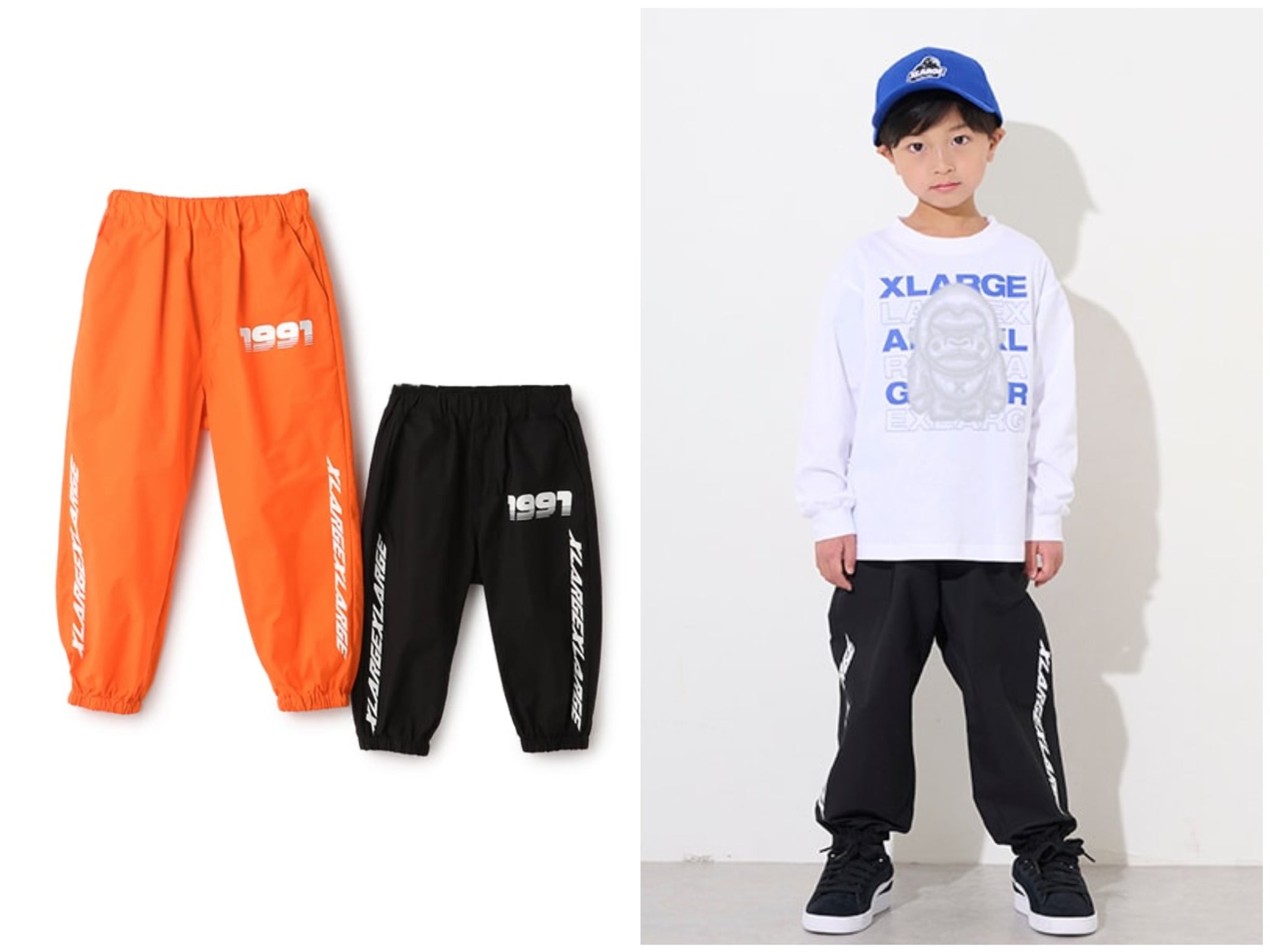 日本童裝 XLARGE KIDS 運動長褲 90-140cm 男童款 春季 PANTS