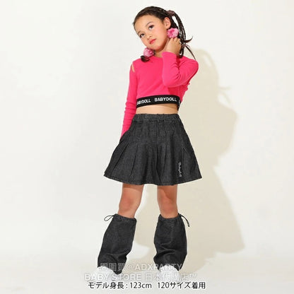 Japanese children's clothing BDL off-the-shoulder top 90-140cm girls autumn TOPS 