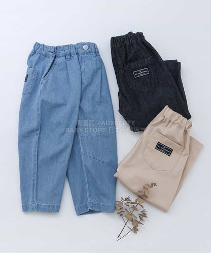 日本童裝 apres les cours 寬鬆長褲 80-130cm 男童款 夏季 PANTS